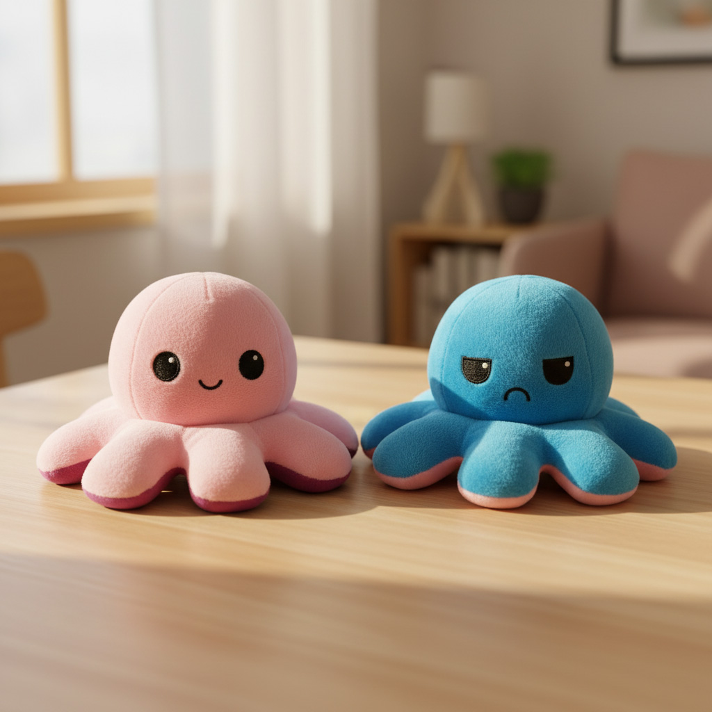 Oboustranná plyšová chobotnice - Obrázek 2